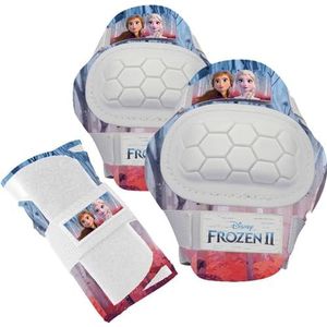 Tataway Disney Frozen kinderset met elleboogbeschermers, kniebeschermers en polsbeschermers voor rolsporten, skateboards en scooters. Maat XS (3-6 jaar)
