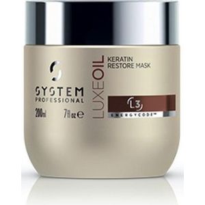 System Professional - LuxeOil Keratin Restore Mask - Haarmasker - 200ml