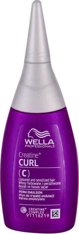 Wella - Creatine+ Curl - Permanente Vloeistof - 75 ml - Voor Gekleurd Haar