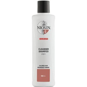 Nioxin System 4 Cleanser 300ml - Normale shampoo vrouwen - Voor Alle haartypes