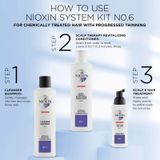 Nioxin System 6 shampoo volumizing very weak coarse hair Schritt 1 300 ml