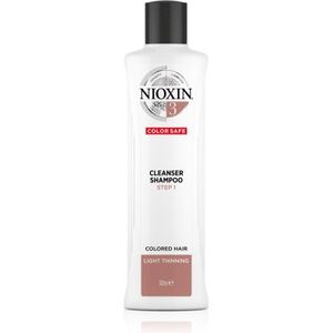 Nioxin System 3 Color Safe Reinigende Shampoo voor gekleurd en dun wordend Haar 300 ml