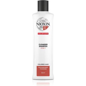 Nioxin System 4 Color Safe Zachte Shampoo voor Gekleurd en Beschadigd Haar 300 ml