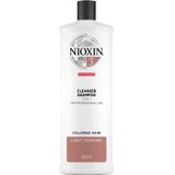 Nioxin Professional System 3 Cleanser 1000ml - Normale shampoo vrouwen - Voor