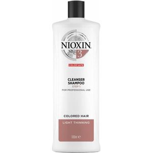 Nioxin Professional System 3 Cleanser 1000ml - Normale shampoo vrouwen - Voor