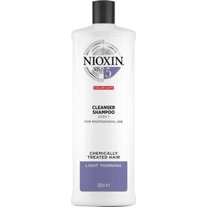 Nioxin Professional System 5 cleanser 1000ml - Normale shampoo vrouwen - Voor