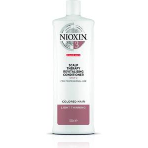 Nioxin System 3 Color Safe Hydraterende en Voedende Conditioner voor Makkelijk doorkambaar Haar 1000 ml