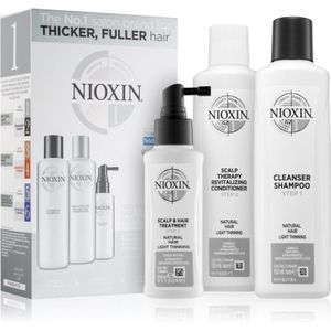 Nioxin System 1 Natural Hair Light Thinning Gift Set voor Breekbaar en Gestrest Haar 3 st