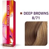 Wella Professionals Color Touch - Haarverf - 8/71 Deep Browns - 60ml