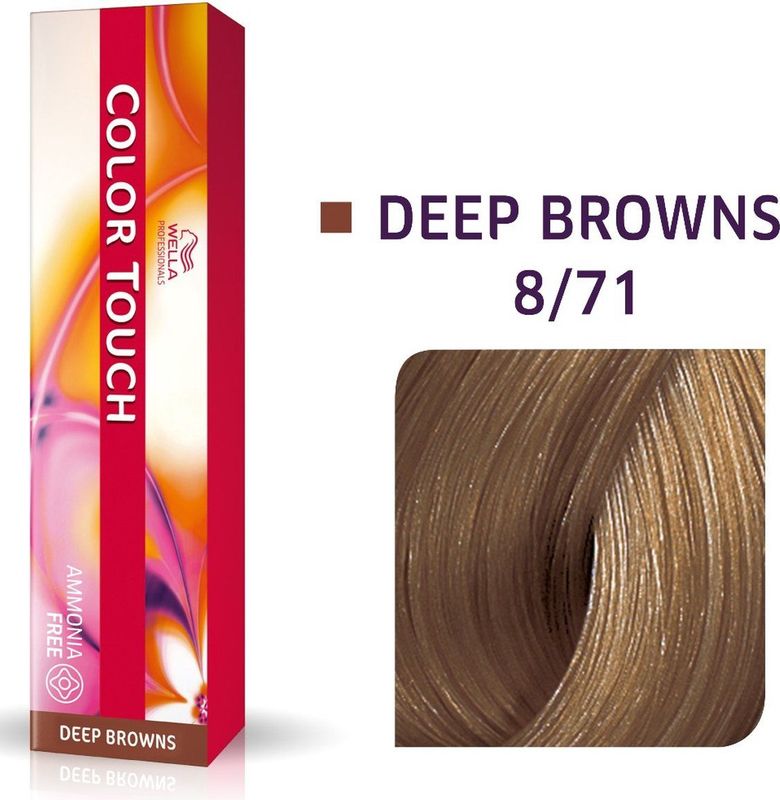 Wella Professionals Color Touch - Haarverf - 8/71 Deep Browns - 60ml