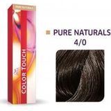 Wella - Color Touch Pure Naturals - Haarkleuring - Middenbruin - 60 ml