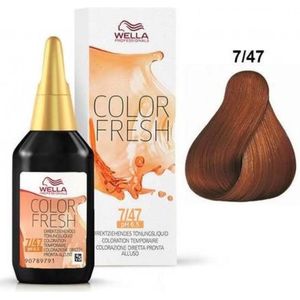 Wella Professionals Color Fresh - Haarverf - 7/47 - 75ml