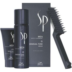 Wella System Professional Men Remove Shampoo 250ml Gradual Tone Brown 60ml