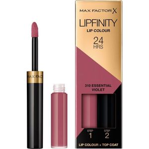 Max Factor Lipfinity Lipstick 310 Essential Violet 2 stuks
