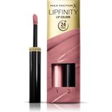 Max Factor Lipfinity Lip Colour Langaanhoudende Lippenstift met Balsem Tint 001 Pearly Nude