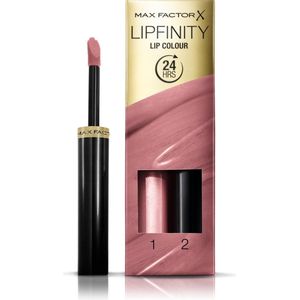 Max Factor Lipfinity Lip Colour Langaanhoudende Lippenstift met Balsem Tint 001 Pearly Nude