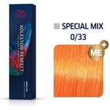 Wella Haarverf Professionals Koleston Perfect Me+ Permanent Creme Colour 0/33 Special Mix Gold Intensive 60ml