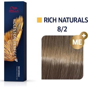 Wella Professionals - Koleston Perfect Rich Naturals 8/2 - Haarkleuring - Licht Blond Mat - 60 ml