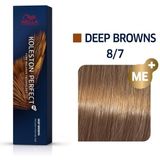 Wella Professionals Koleston Perfect Me+ - Haarverf - 8/7 Deep Browns - 60ml
