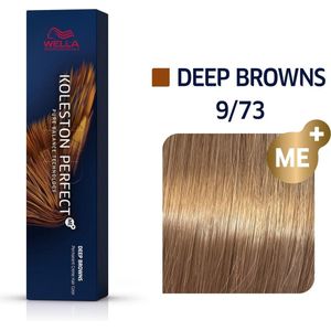 Koleston Perfect Me+ Permanent Creme Colour 9/73 Very Light Blonde Brown Gold
