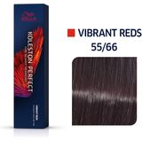 Wella - Koleston Perfect Vibrant Reds 55/66 - Haarkleuring - Lichtbruin Intensief Violet - 60 ml