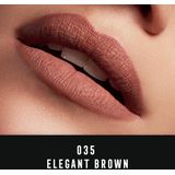 Max Factor - Lipfinity Velvet Matte - 035 - Elegant Brown - Hydraterende Lippenstift