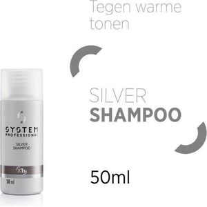 System Professional Silver Shampoo 50 ml - Zilvershampoo vrouwen - Voor Alle haartypes