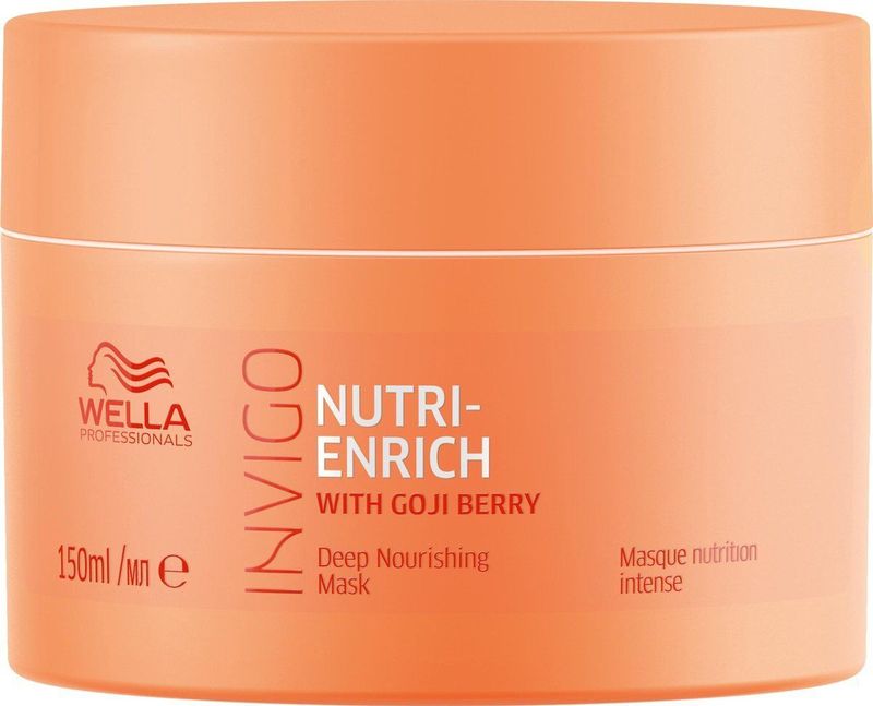 Wella Invigo Nutri Enrich Masker 150ml - Haarmasker droog haar - Haarmasker beschadigd haar