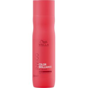 Wella Brilliance Shampoo weerbarstig haar -250 ml - Normale shampoo vrouwen - Voor Alle haartypes