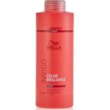 Wella Brilliance Shampoo weerbarstig haar -1000 ml - Normale shampoo vrouwen - Voor Alle haartypes