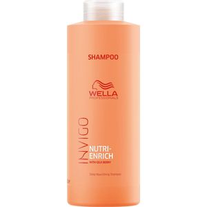 Wella Invigo Nutri Enrich Shampoo 1000 ml - Normale shampoo vrouwen - Voor Alle haartypes