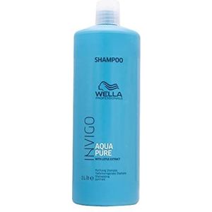 Wella Invigo Balance Aqua Pure Reinigende shampoo 1000 ml - Normale shampoo vrouwen - Voor Alle haartypes