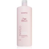 Wella Professionals Invigo Blonde Recharge Shampoo voor Bescherming van Blonde Haarkleuring Cool Blond 1000 ml