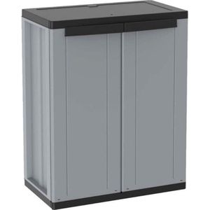 Terry - Jline 68 - Opbergkast - Wit - Gerecycled Kunststof - 2 Deuren