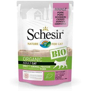 Schesir Kattenvoer Bio Varken 85 gr