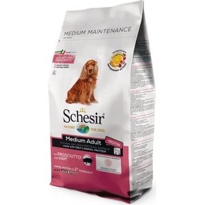 Schesir Dog Medium Adult mit Schinken - Sparpaket: 2 x 3 kg