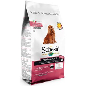 Schesir Hond Dry Maintenance Medium Ham 12 kg