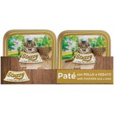 32x Stuzzy Kattenvoer Paté Kip - Lever 100 gr