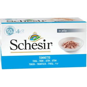Schesir Cat Jelly kattenvoer (8 x 6 x 50 g)
