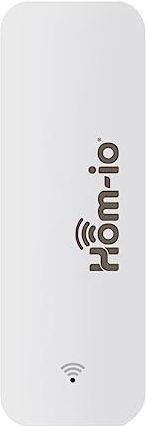 Hom-I | Wifi-temperatuur- en vochtigheidssensor, thermometer en hygrometer, intelligente omgevingsregeling compatibel met Google en Alexa en met speciale app, kleur wit