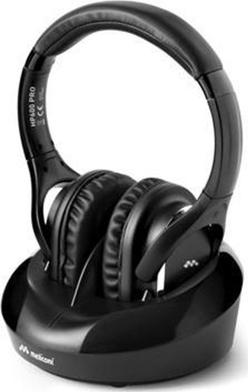 Meliconi - HP600 PRO - Draadloze Koptelefoon - Zwart - ANC - 8 uur gebruik