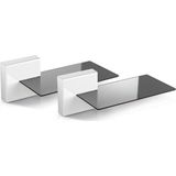 Meliconi - Ghost Cubes - Geluidsbalk Wand - Wit - Luidsprekerstandaard