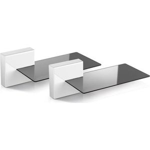 Meliconi - Ghost Cubes - Geluidsbalk Wand - Wit - Luidsprekerstandaard