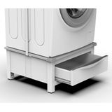 Meliconi - Base Space Extra - Verhoger voor Wasmachine of Droger - Wit - Uittrekbare Lade 28 L - Max 250 Kg