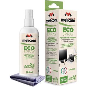 Meliconi Eco Spray LCD/LED/Plasma, Lenzen/glas, Mobiele telefoon/Smartphone, Notebook, PC, Tablet PC Spray voor apparatuurreiniging 200 ml