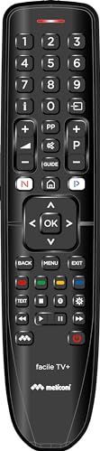 Meliconi - GUMBODY Easy TV+ - Universele Afstandsbediening - Rubber - Compatibel met Meer dan 50.000 Apparaten