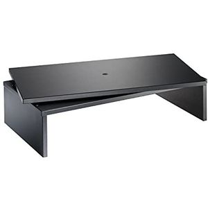 Meliconi SPACE SYSTEEM TV DESK Roterend bureau voor TV en PC Monitor, Zwart