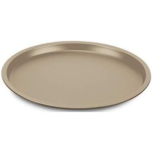 Guardini, Pizzaplaat 32 cm, staal met anti-aanbaklaag, kleur goud
