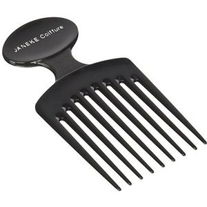Jäneke - Afro Styler - Antraciet - Haarborstel - 12 cm