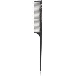 Janeke - Carbon Fibre Long Tail Comb - Haarkam - Zwart - 21,7 cm